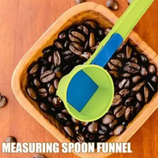 Measuring Spoon Funnel – 2-in-1 No-Spill Tool for Powders & Liquids