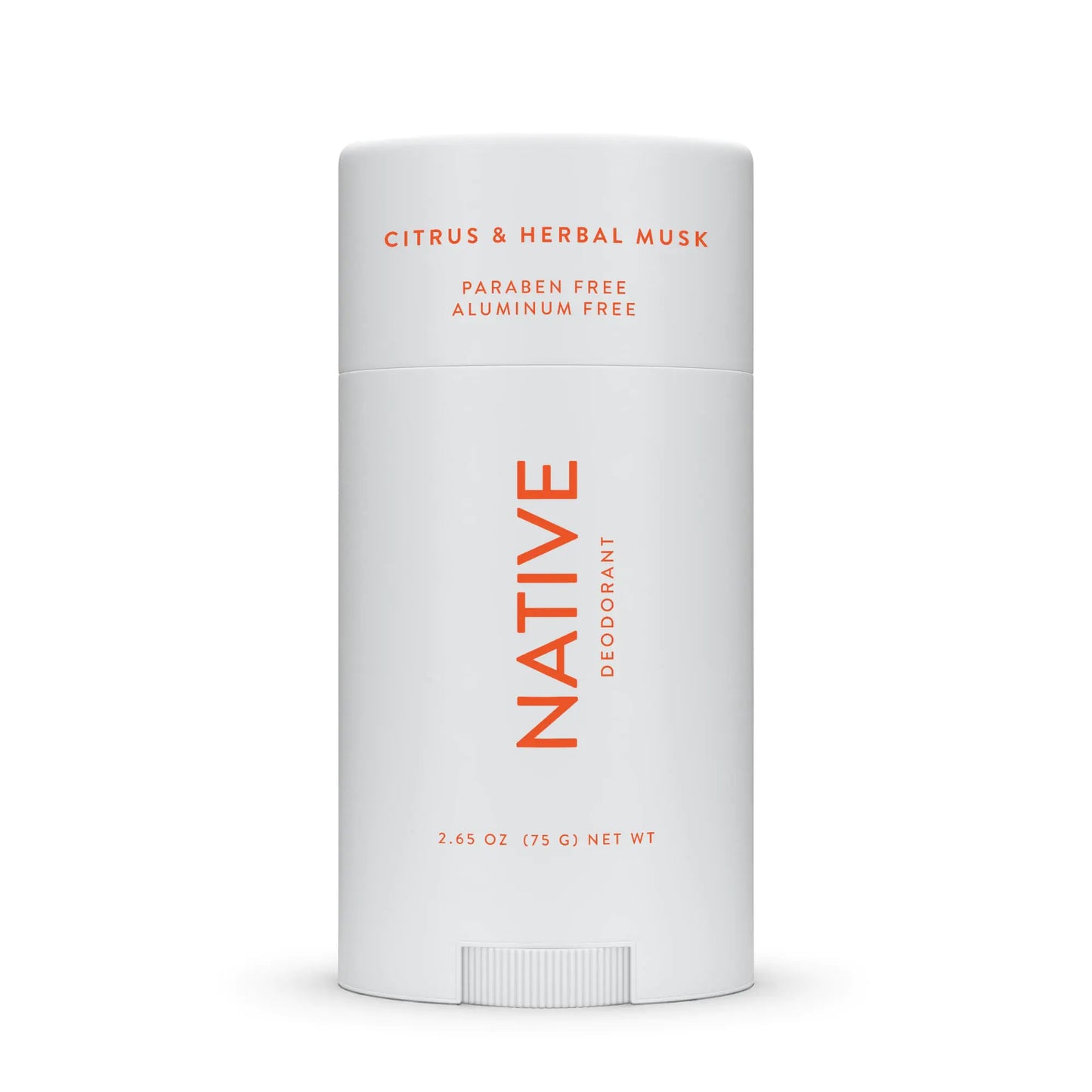 Native Deodorant | Natural Deodorant for Men Aluminum Free with Baking Soda Probiotics Coconut Oil and Shea Butter | Citrus & Herbal Musk