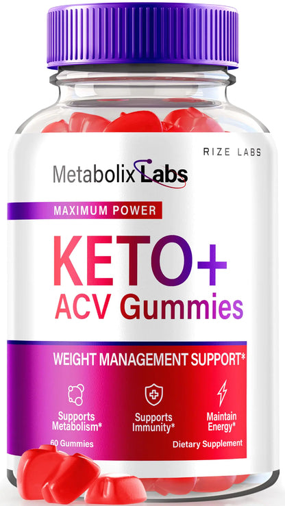 Keto + Apple Cider Vinegar Gummies – Weight Management Support (60 Gummies)