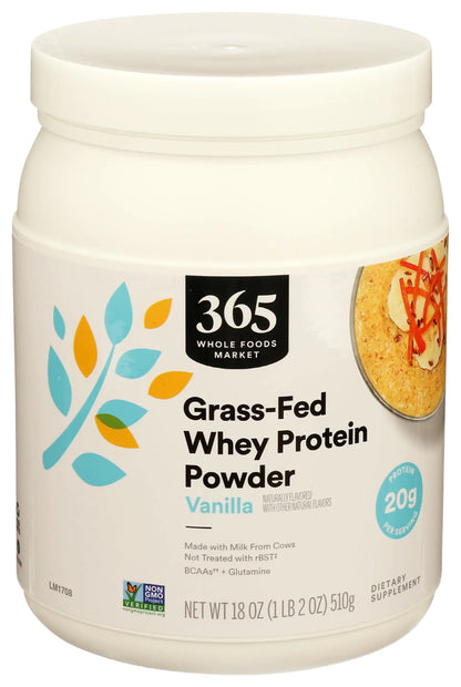 Grass-Fed Whey Protein Powder Vanilla – Clean Protein for Muscle & Recovery