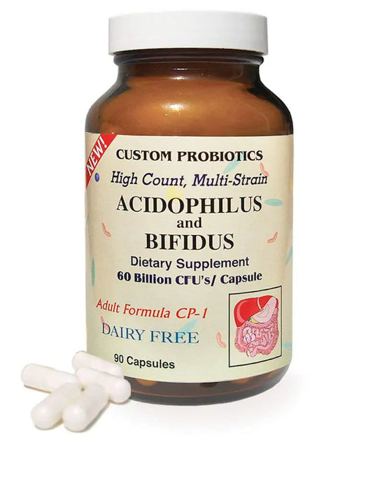 Adult Probiotic Formula CP-1 – 60 Billion CFU Multi-Strain Probiotic (90 Capsules)