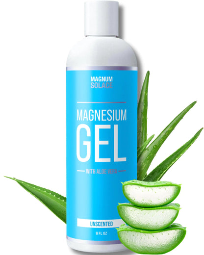 Topical Magnesium Gel for Muscles – Unscented Massage Gel with Aloe Vera